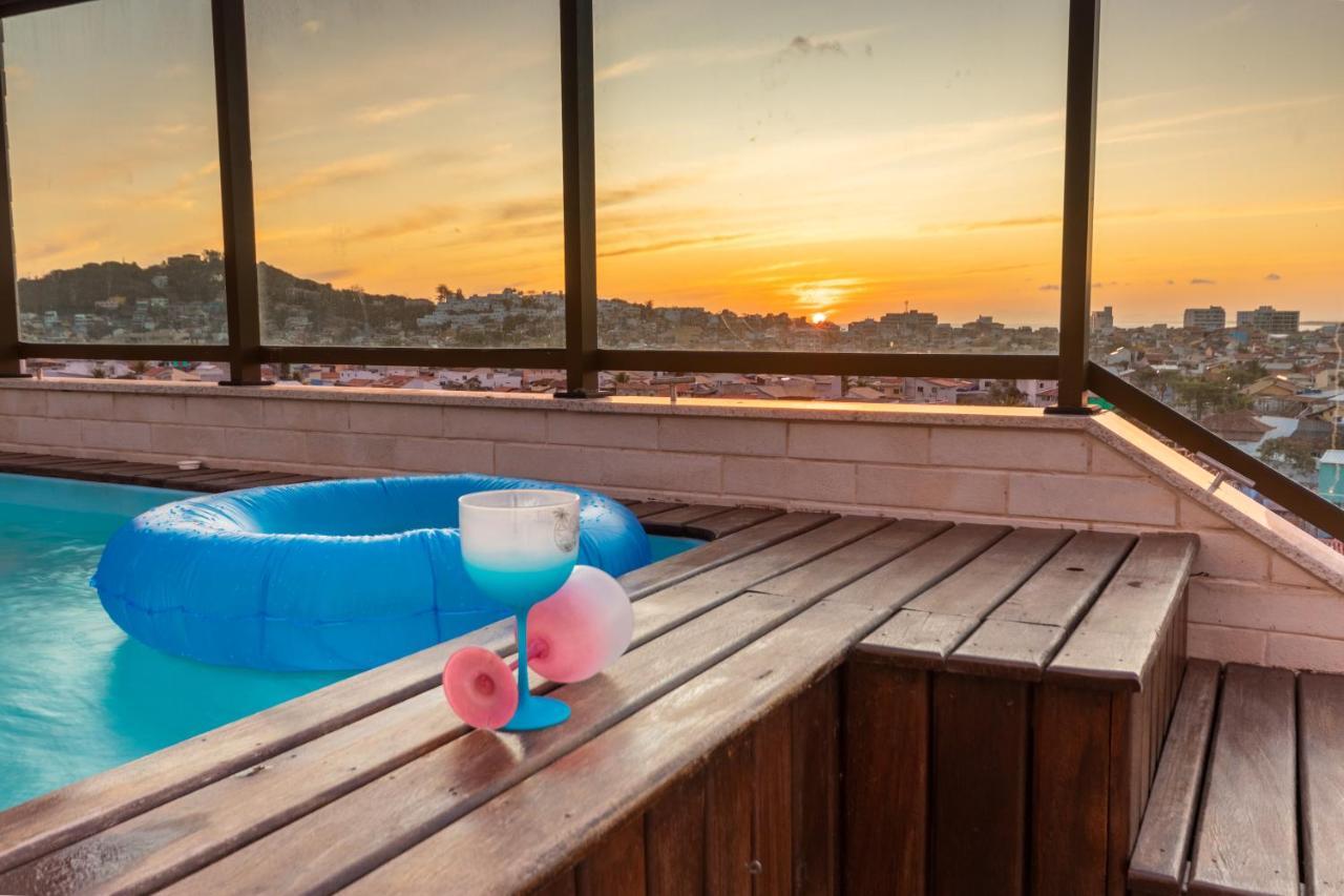 Cobertura Pe Na Areia Com Piscina Privativa E Vista Mar Na Praia Dos Anjos, Arraial Do Cabo, Para Ate 8 Pessoas מראה חיצוני תמונה